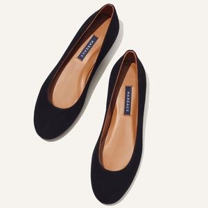 Margaux Black Classic Ballet Flats 37M